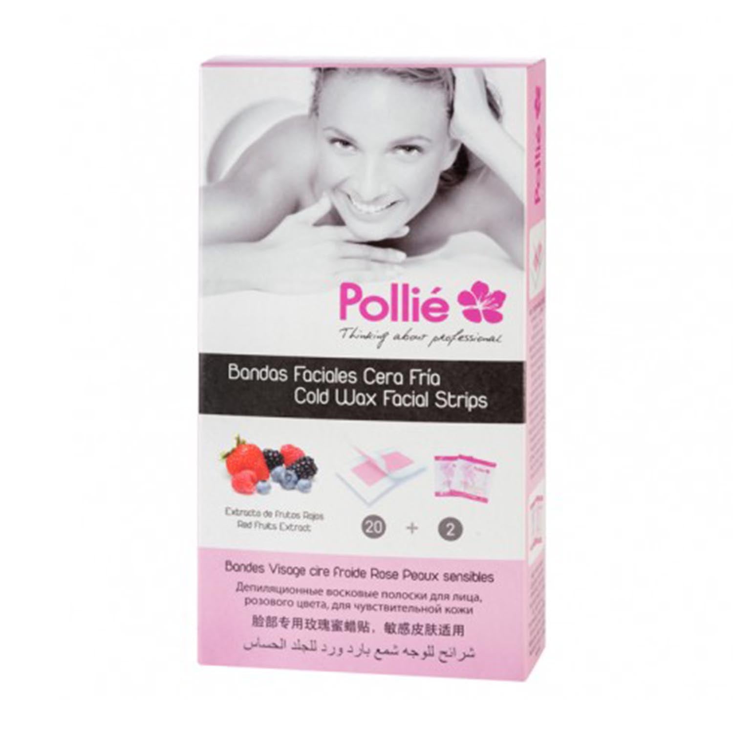 Eurostil Extracto Frutos Rojos Bandas Faciales Cera Fria Pack 20Un